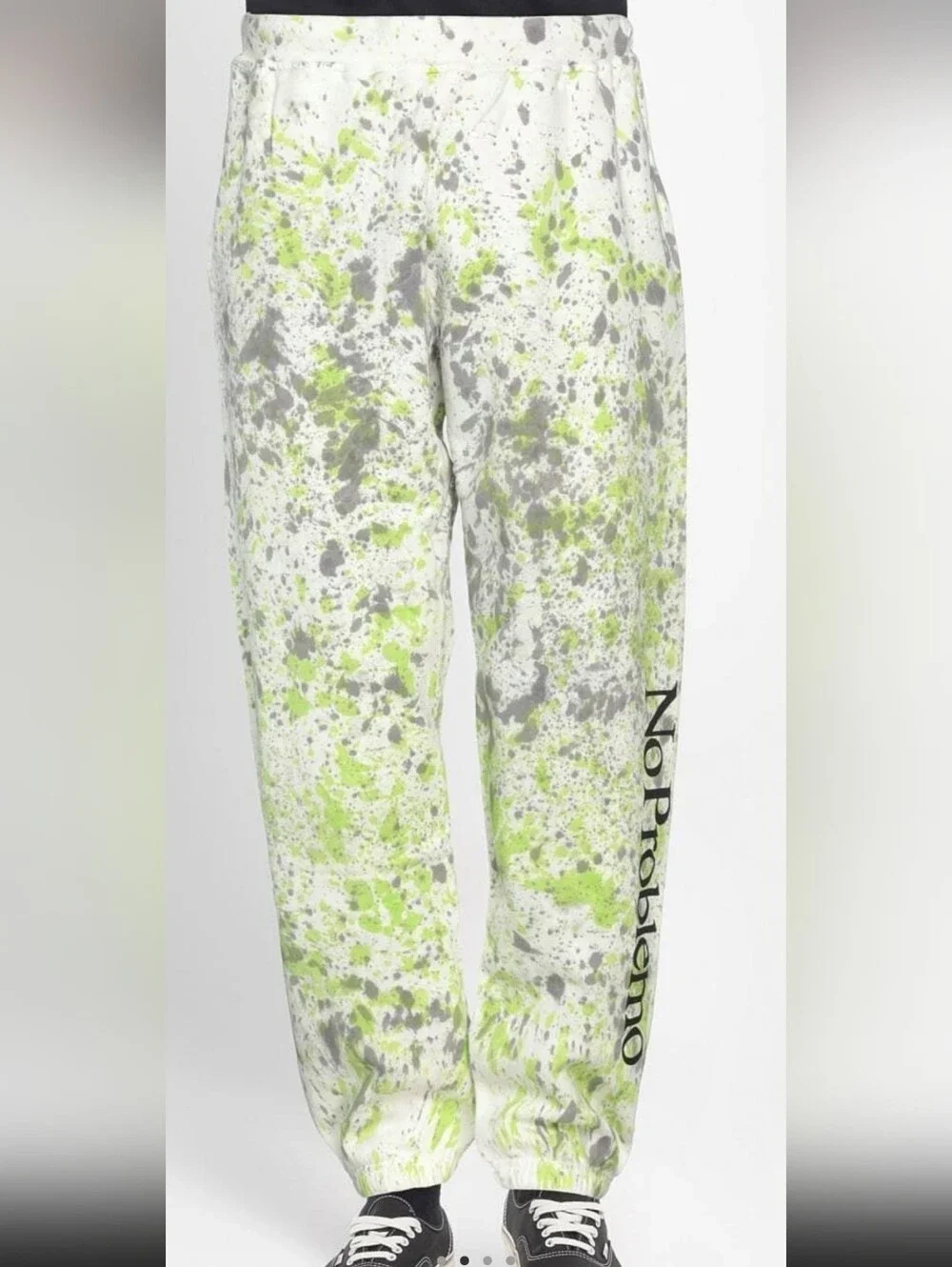 Aries No Problemo Spray Dye Sweatpants, Size Large, NWT